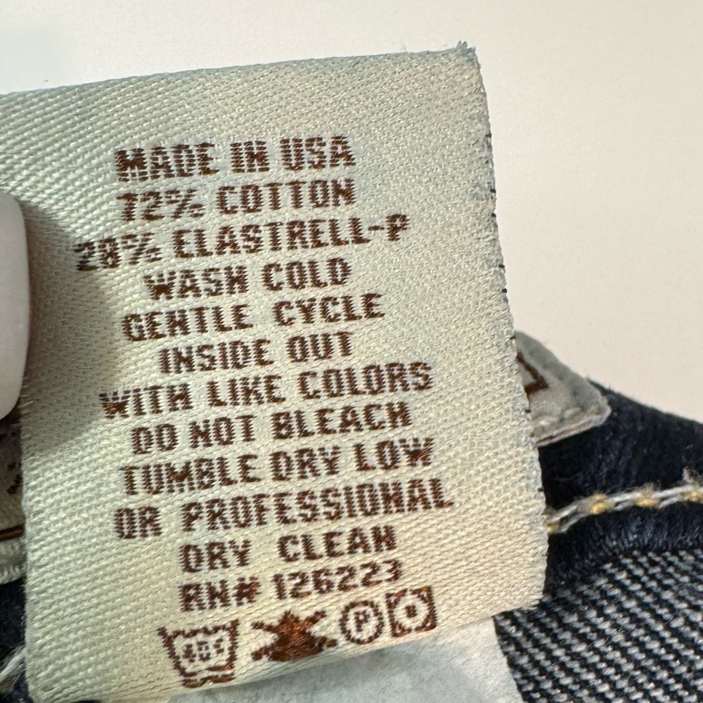 PRVCY Jeans Malibu Hills Dark Chelsea Wash Stretch Low Rise SZ 27 NEW! - Picture 12 of 16